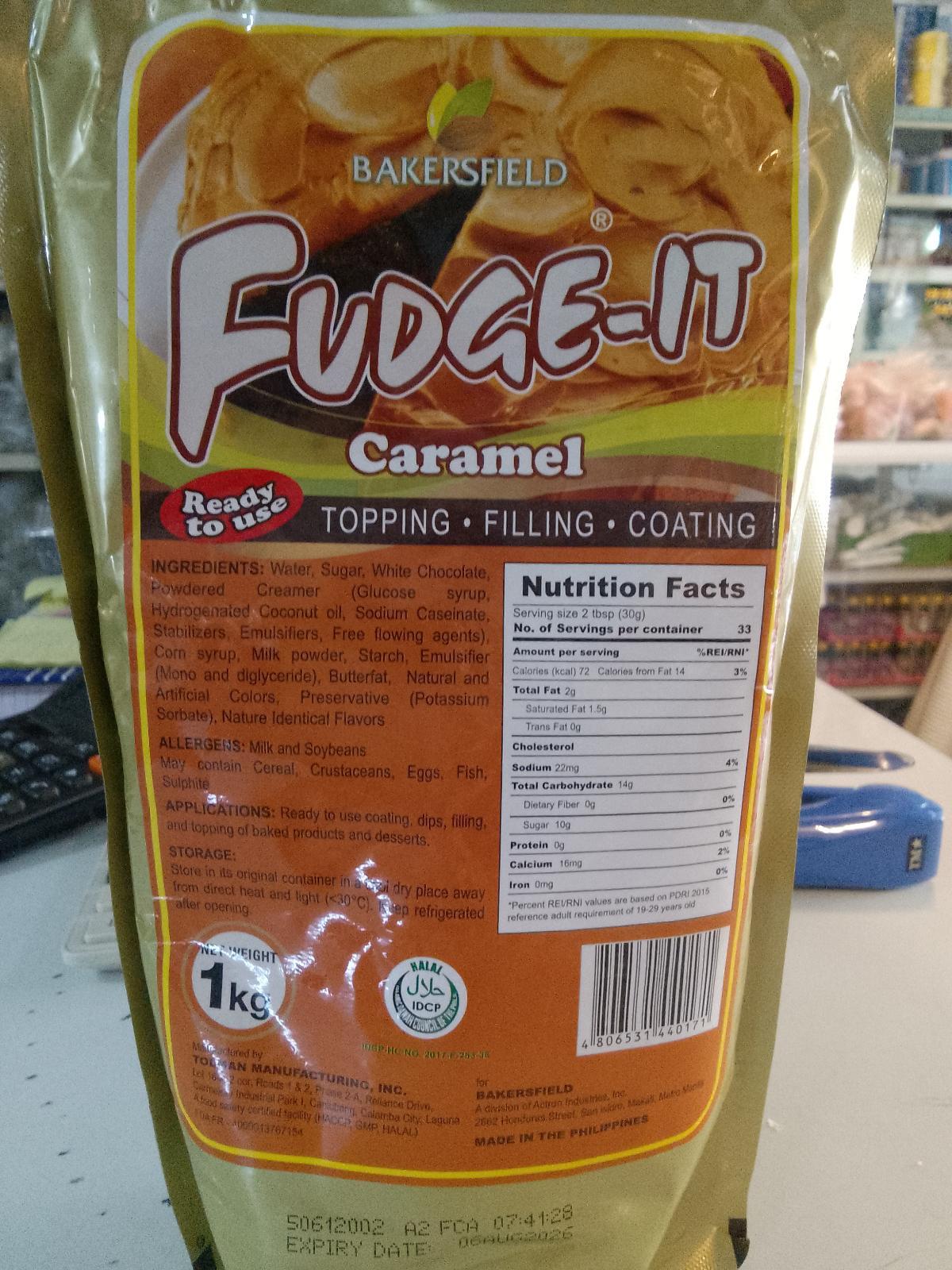 Fudge It Caramel 1kg