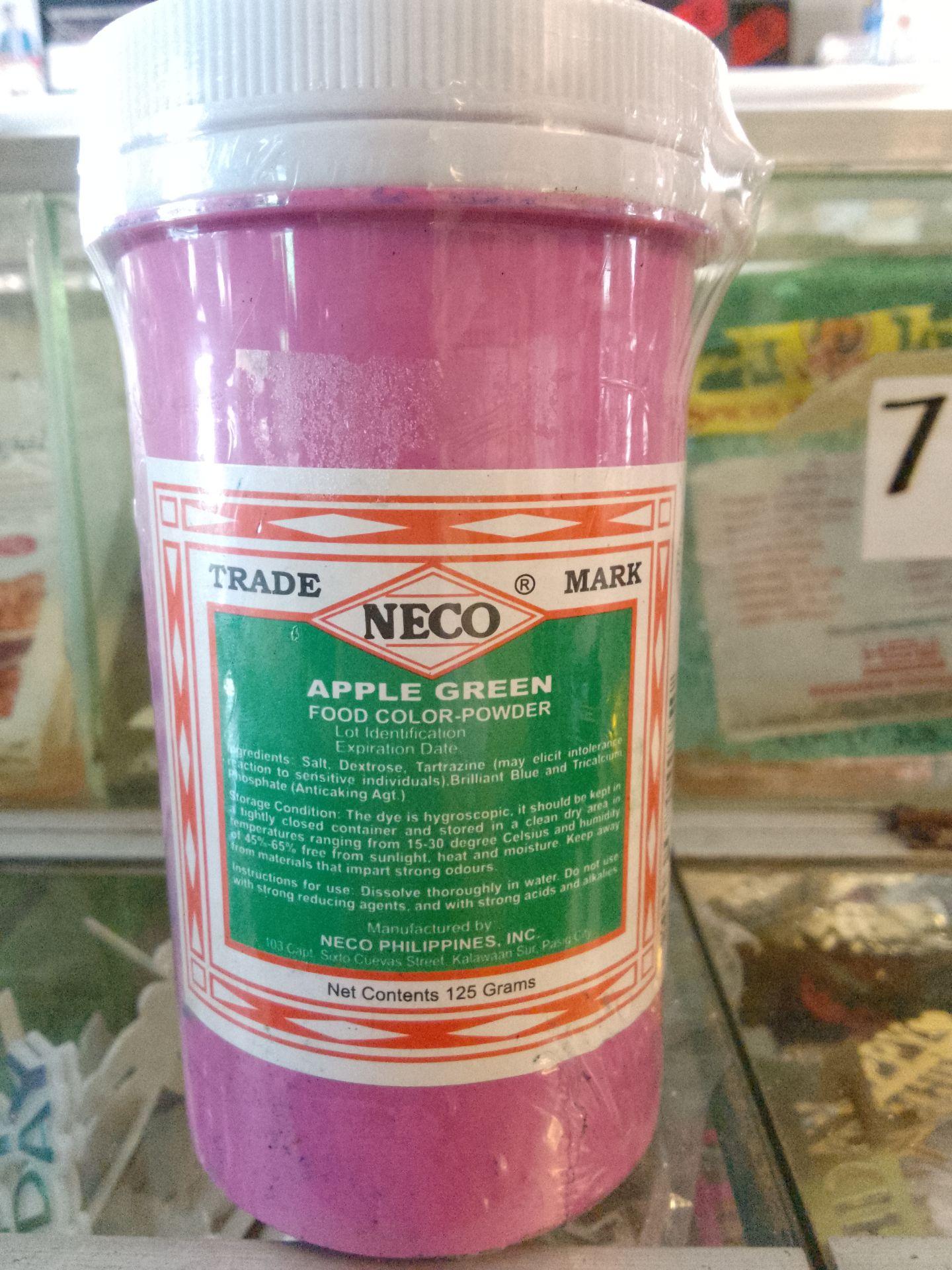 Apple Green Food Color Powder 125g