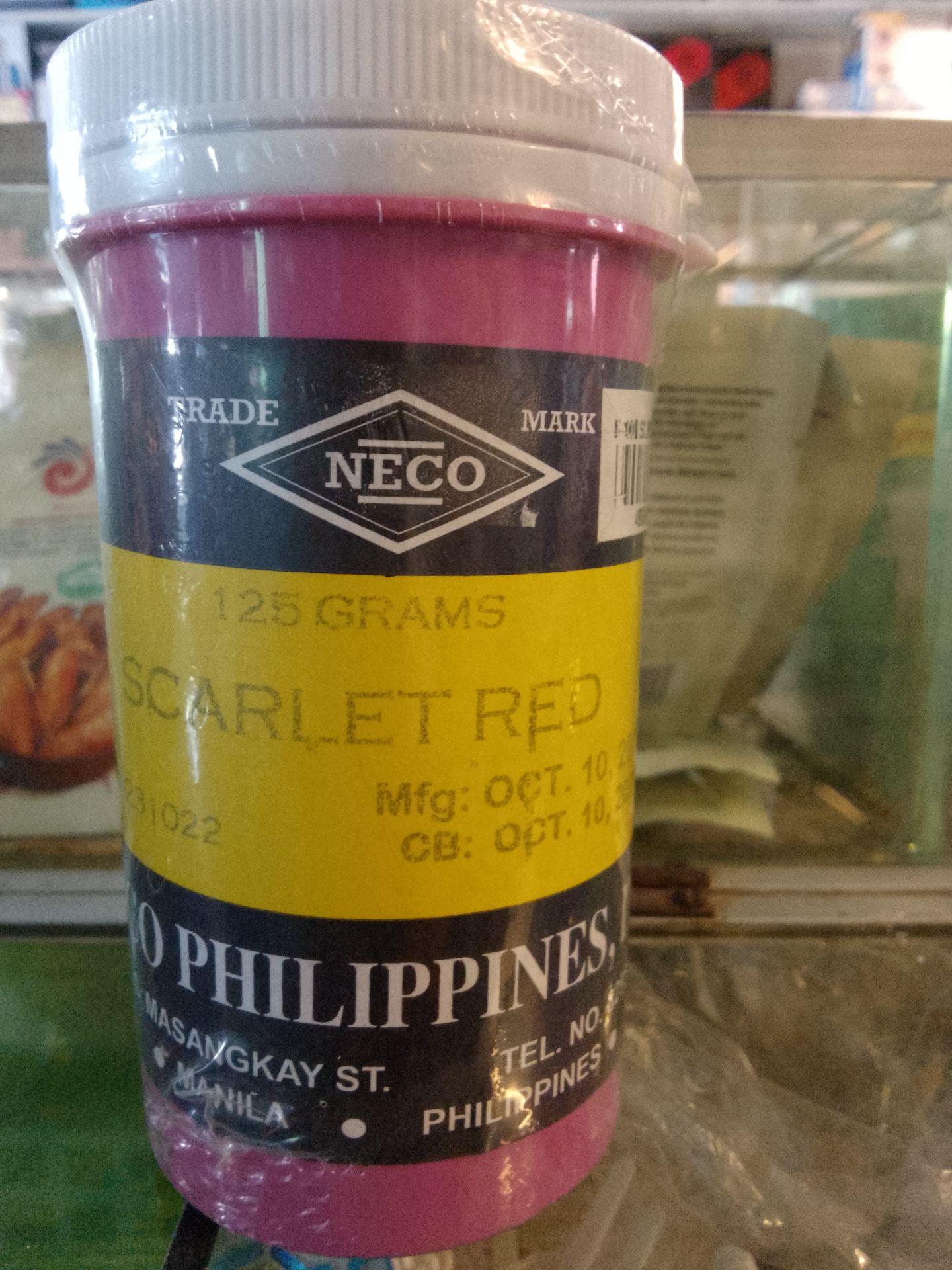 Scarlet Red Food Color Powder 125g