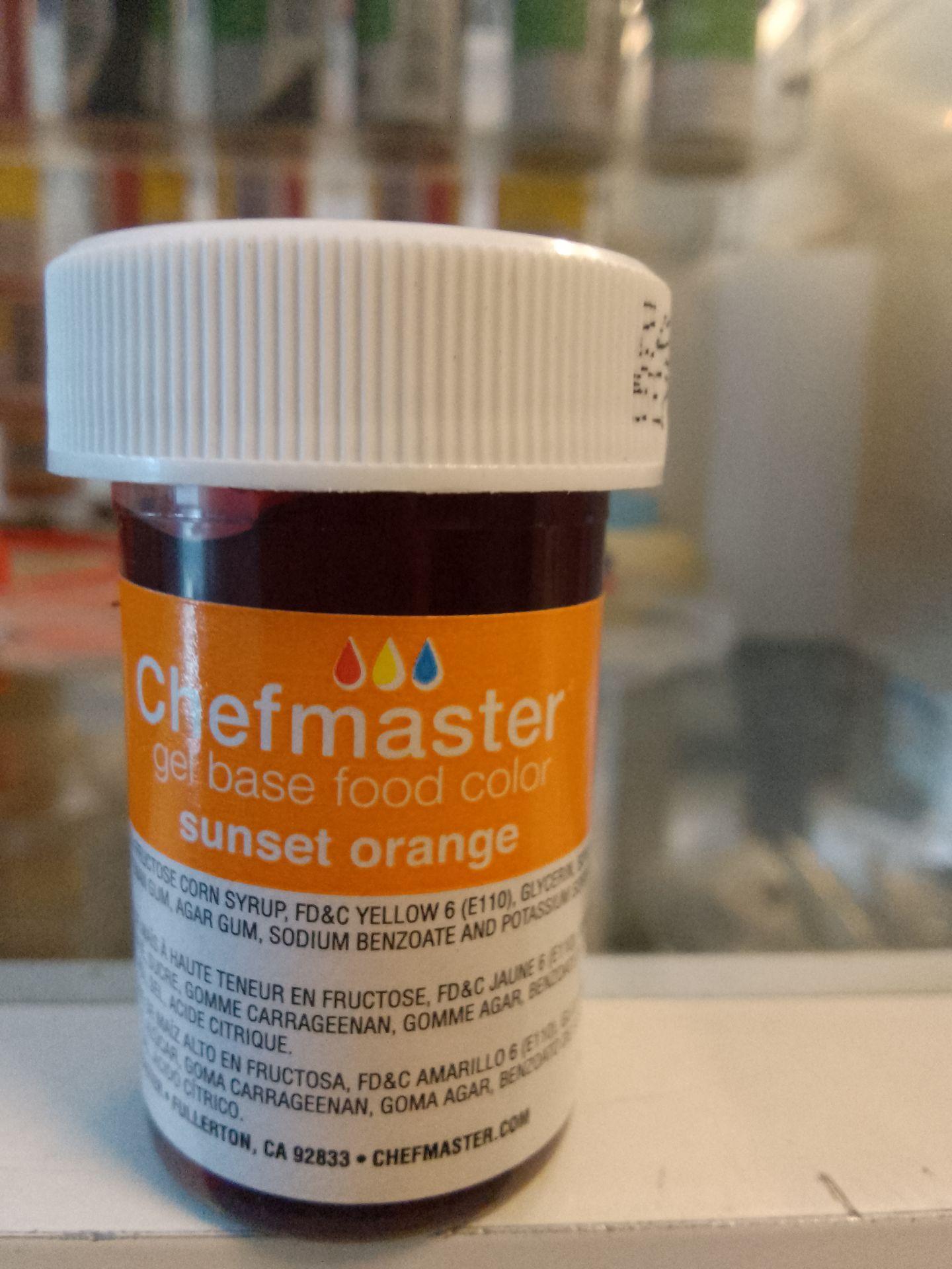 Chefmaster Food color gel (sunset orange)
