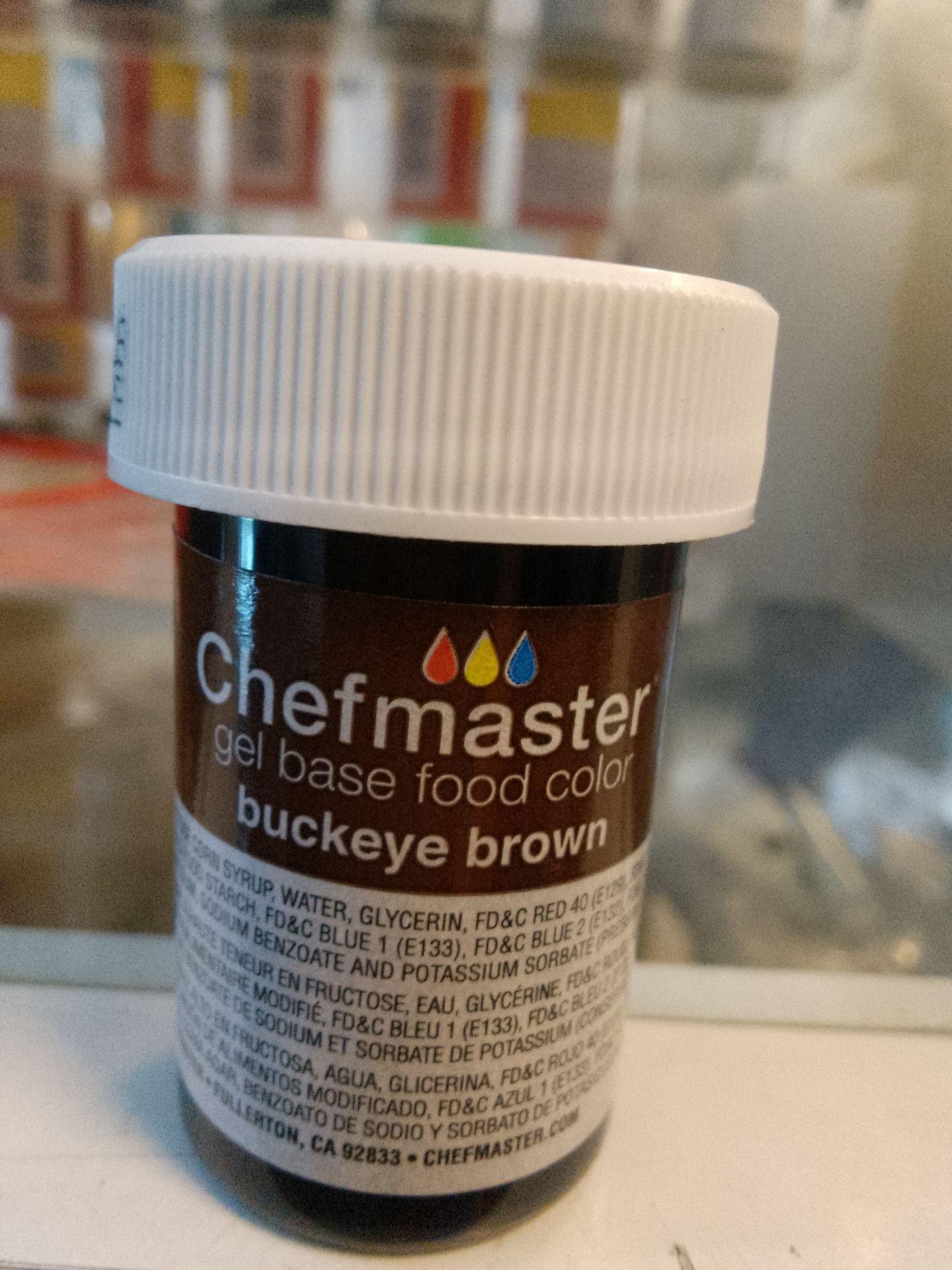 Chefmaster food color gel (buckeye brown)