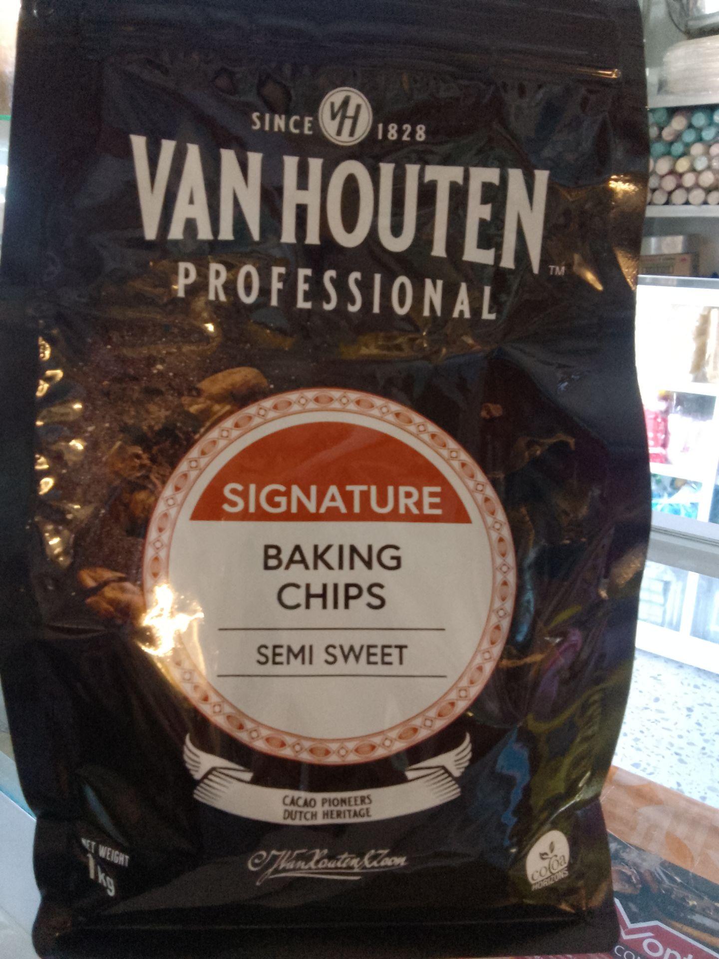 Vanhouten Chocolate Chips (Semi Sweet) 1kg